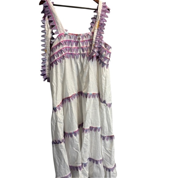 NWT CeliaB Kelly Dress Linen Blend L - Picture 7 of 8